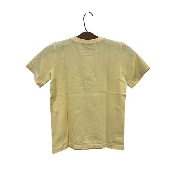 Life Is Good Less Is Smore Crusher T Shirt Kids Medium Sandy Yellow Cotton NEW - Picture 2 of 6